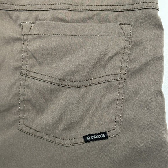 Prana Nylon Pants Mens Size 34 x 30 Slim Fit Chino Breathable Hiking Clothes - Picture 10 of 11